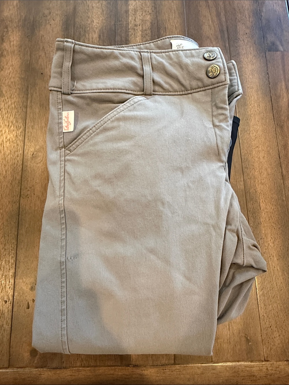 The Tailored Sportsman Gray Breeches Size 28